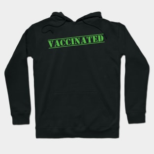 Vaccinated Check covid 2021 Hoodie